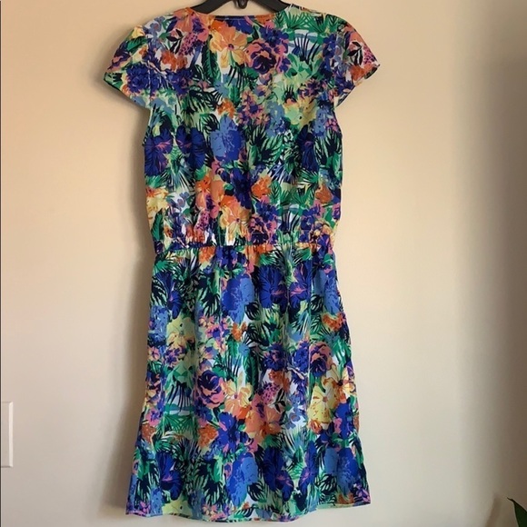 Jessica Simpson Women Ellington Floral Print Dress Size M - Picture 6 of 13